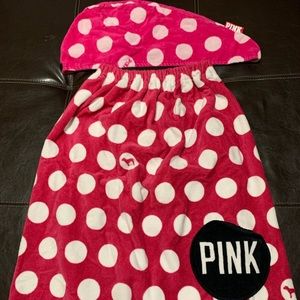 PINK Victoria’s Secret Bath Wrap + Head Towel